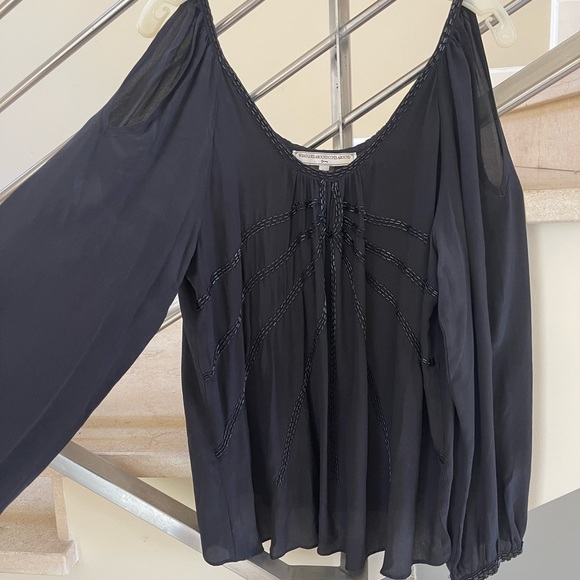 WHAT GOES AROUND COMES AROUND OPEN SHOULDER TOP - Picture 3 of 12